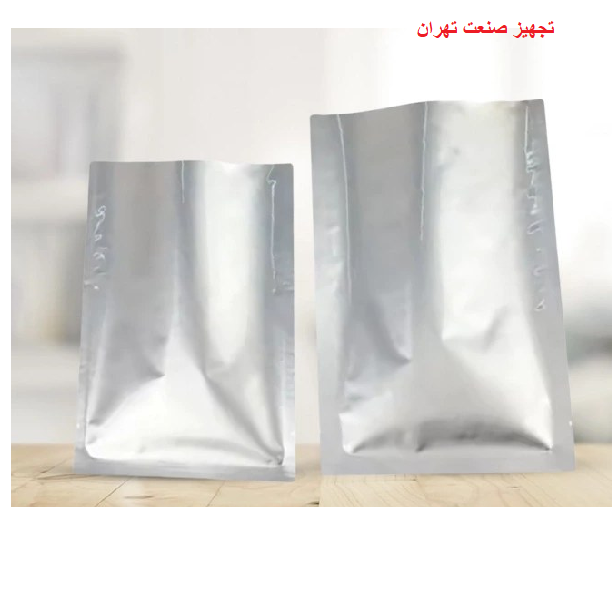 پاکت وکیوم 20 در 30 سانتیمتر یکطرف متالایزر یکطرف شفاف مواد غذایی–بسته 50 عددی ایرانی